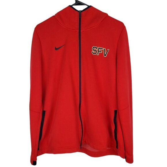Nike Other - NIKE Showtime Hoodie Full Zip Up Jacket SFV Embroidered Dri Fit 930725 Mens